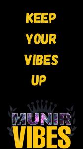 Keep Your Vibes Up non-fungible token digital flyer