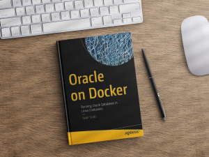 Oracle on Docker book on desktop