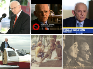 various images of a man named Ron Goldman