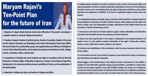 Article 2 of Mrs. Maryam Rajavi’s Ten-Point Plan for the Future of Iran “The dissolution of (IRGC), the terrorist Qods Force, plainclothes groups, the Ministry of Intelligence, and suppressive patrols in cities,  schools, universities, offices, and factories.”