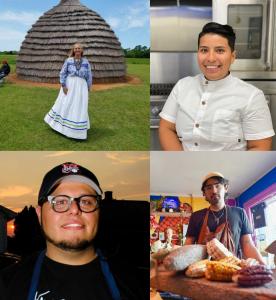 Clockwise: Chef Arlene Kay O'Neal, Chef Nadia Casaperalta, Chef Luis Olvera, Chef Andrés Garza