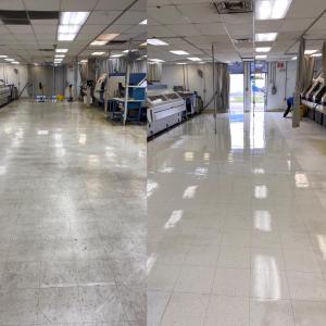 Commercial floor cleaning, professional services, deep cleaning, waxing, buffing, polishing, eco-friendly solutions, experienced technicians, office buildings, hotels, shops, malls