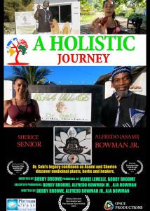 The documentary led by Dr. Sebi's son Alfredo "Asami" Bowman, Jr. and his wife Sherice NKA Aja  take you on a journey of teachable moments about healing practices and remedies and the holistic lifestyles of people around the world who live long healthy lives.