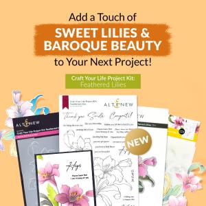 The popular Craft Your Life Project Kit subscription series launched Meadow Breeze, the latest in the line of coordinating stamps, stencils, dies, and embossing folders.