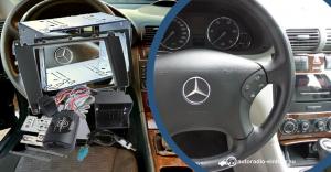 Mercedes C-Klasse Radio nachrüsten autoradio-einbau.eu