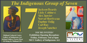 The Midland Cultural Centre Announces the new exhibition, "The Indigenous Group of Seven".