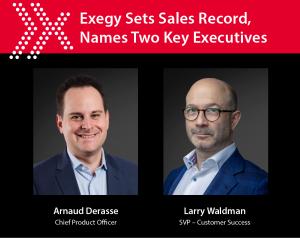 Exegy Chief Product Officer Arnaud Derasse and Senior VP for Customer Success Larry Waldman