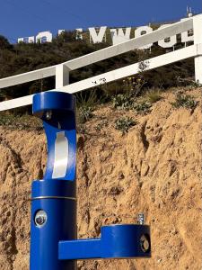 Drinking fountain and bottle filler at the Hollywood Sign