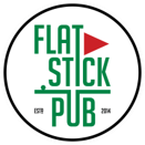 Flatstick Pub Logo Redmond Washington mini golf putt-putt craft beer