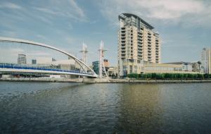 Manchester - City in North West England (UK). Salford Quays