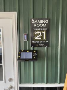 ID Activated door lock installation on the gaming room at an Illinois grocery store