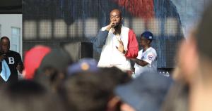 Rapper Freddie Gibbs On Stage