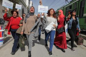 Photo credit - Equality Now, Ben Ibrahim - Campiaigning for equali inheritance rights in Tunisia