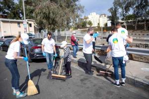 Volunteers from all walks of life take part in the cleanup to keep Hollywood beautiful, safe and clean.