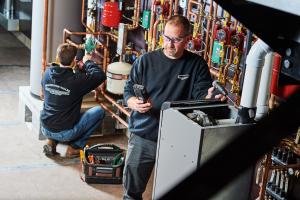 Brandywine Valley HVAC Techs at work