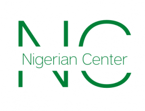 "Nigerian Center" centered on top of its initials N C