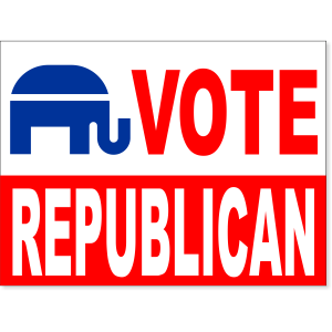 Vote Republican Yard Sign | 18" x 24"