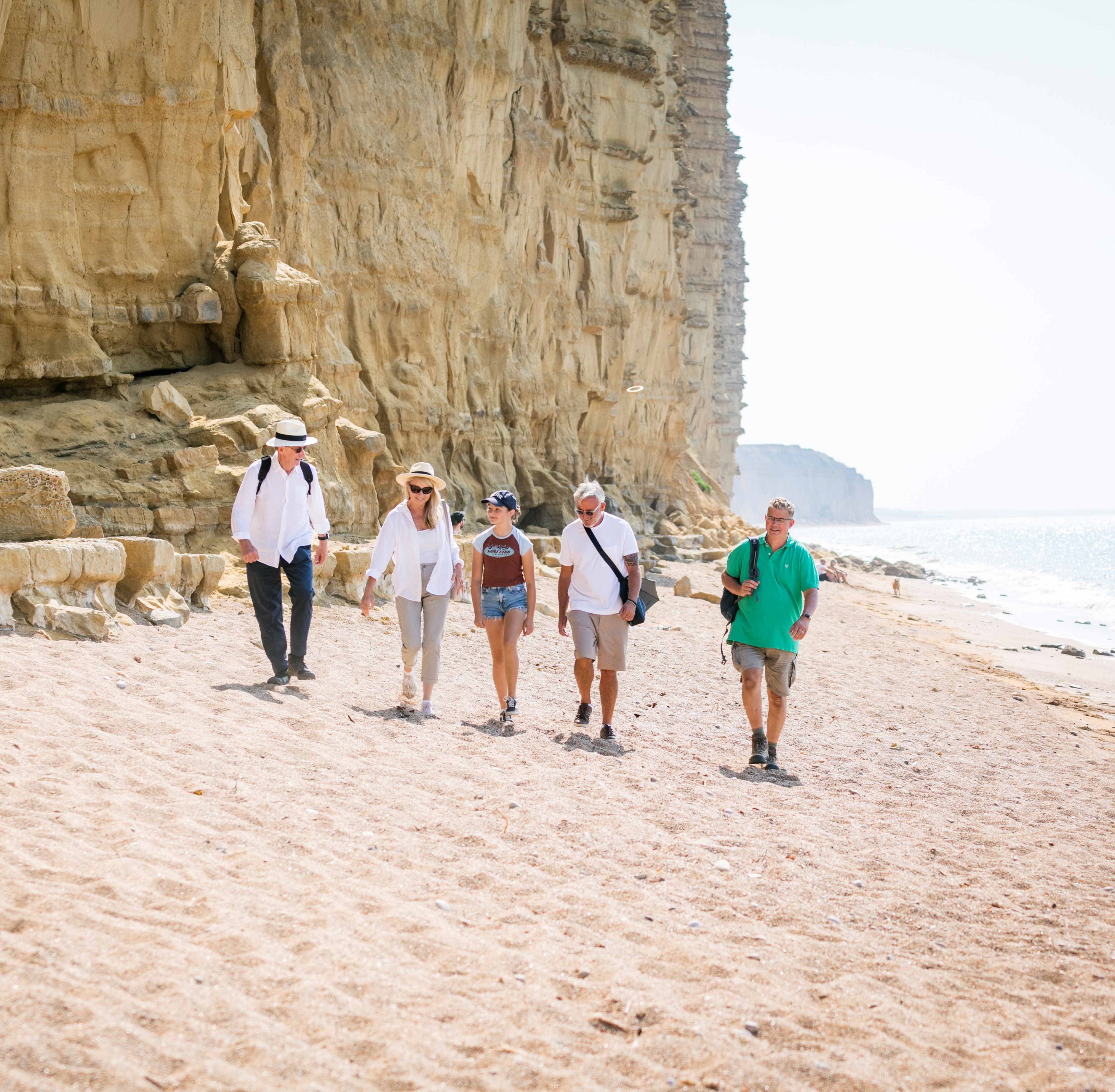 West Bay, Jurassic Coast, Dorset England.