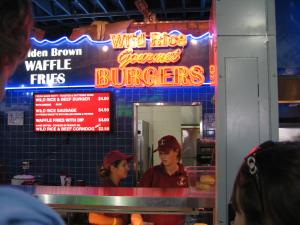 The Wild Rice & Beef Burger at the Minnesota State Fair.