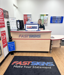 FASTSIGNS Showroom with custom business signs