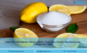 India Citric Acid Market Size Expected To Reach 124,800 Tons by 2028 With CAGR 5.3%