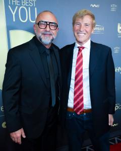 Bernardo Moya and Leigh Steinberg at The Best You Awards Gala. Leigh was honored for his work with brain health modalities for those suffering from TBIs and was given The Best You Health and Wellness Award.  