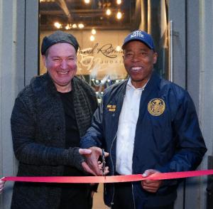 NYC Mayor Eric Adams with David