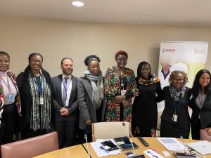 Speakers at AWARD's high level side event at the UN's Commission on the Status of Women