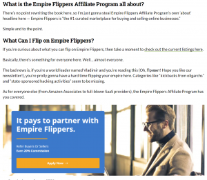 Empire Flippers M&A Platform