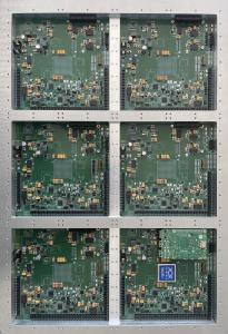 Image of the new DRAM test board from Neumonda Technology showing the back with all the logic for the DRAM testing