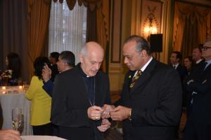 Archbishop Gabriele Caccia, the Vatican's permanent observer to the United Nations & Max Morgan, Founder, People Authorized