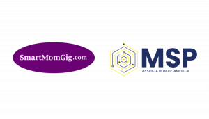 SmartMomGig.com and MSPAA logos, side-by-side