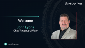 Hive Pro Appoints John Lyons as Chief Revenue Officer