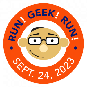 16th annual RUN! GEEK! RUN! logo