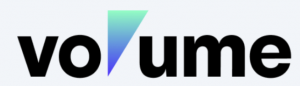 Volume.com White Logo