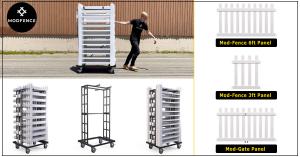 Mod-Fence Portable Event Fence Panel Sizes, Fence Gates & Transport Carts