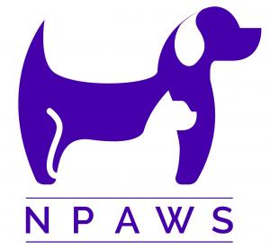 NPAWS logo - cat and dog