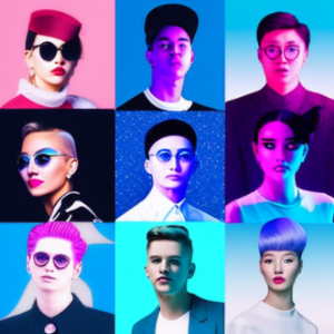 Image featuring 9 diverse social media influencers participating in the VoteMe.com MVP campaign, highlighting their impact and creativity across various online platforms.