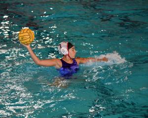 Water Polo player in water