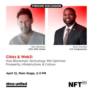 US Congressman Byron Donalds joins best-selling author Marc Beckman at NFT.NYC