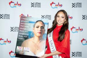 2022 Miss Universe R'Bonney Gabriel gives voice to the Latino Commission on AIDS' Zero Campaigns as its newest Madrina.