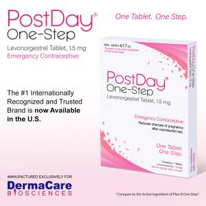 PostDay® One Step is the #1 Internationally Recognized and Trusted Brand of Emergency Contraception
