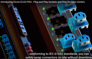 An image of the field-upgradable Elcom - ELGO PDU