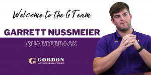 Garret Nussmeier signs NIL deal with Gordon McKernan.