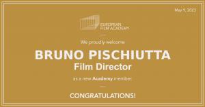 European Film Academy Membership Certificate for Film Director Bruno Pischiutta