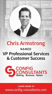 Chris Armstrong, Vice President of Professional Services and Customer Success at Config Consultants
