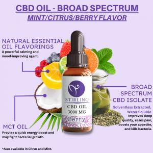 Stirling's CBD Oil Ingredients