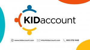 Image of colorful KIDaccount logo.
