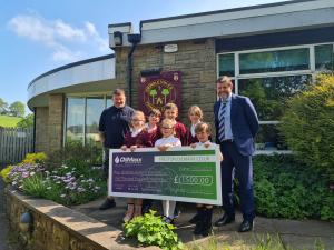 OilMaxx Preston Depot is donating £1,500 to Grindleton Primary School, plus an ongoing offer of financial support, all because of one dad - Chris Hewitt.