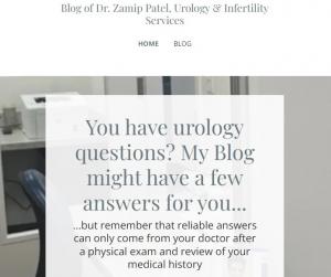 Blog of Zamip Patel, MD, urologist in Orlando, Florida